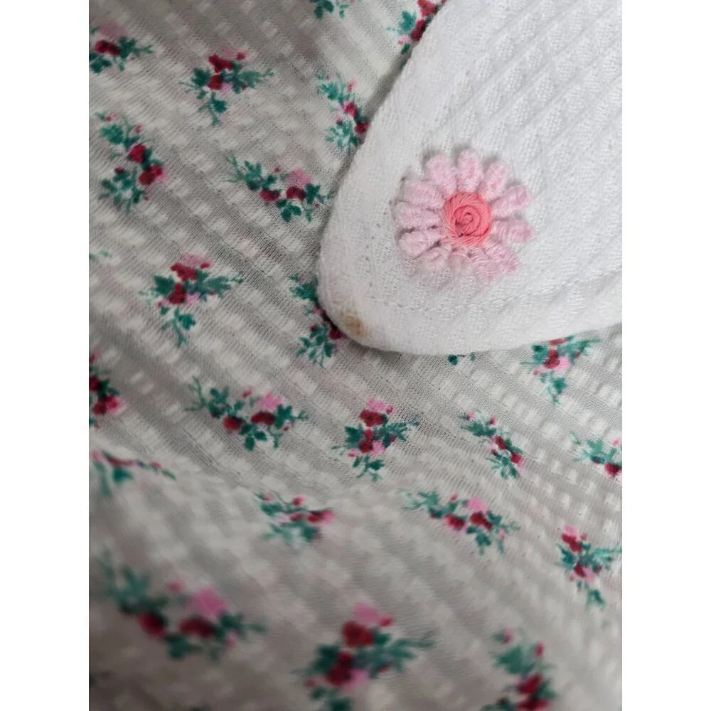 Vintage 1960s's Floral Print Tie Waist Dress
